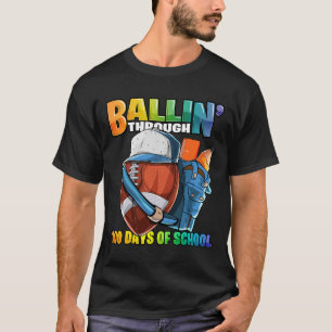 Camiseta A Través De 100 Días De Fútbol Escolar, Infantil B