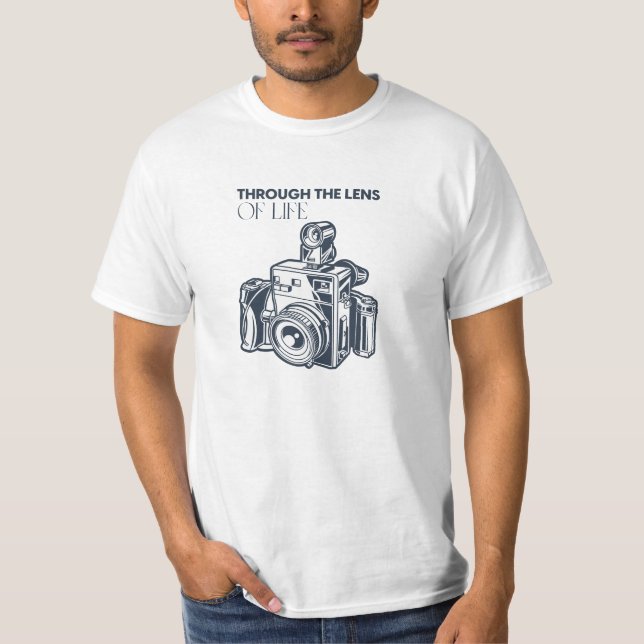 Camiseta A Través De La Lente De Vida (Anverso)