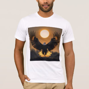 Camiseta "A través de las alas del águila, el sol emerge"