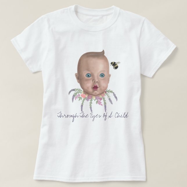 Camiseta A Través De Los Ojos Del Niño (Diseño del anverso)