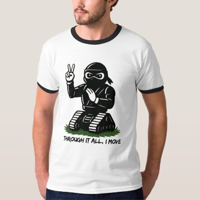 CAMISETA A TRAVÉS DE TODO, ME MUEVO (Anverso)