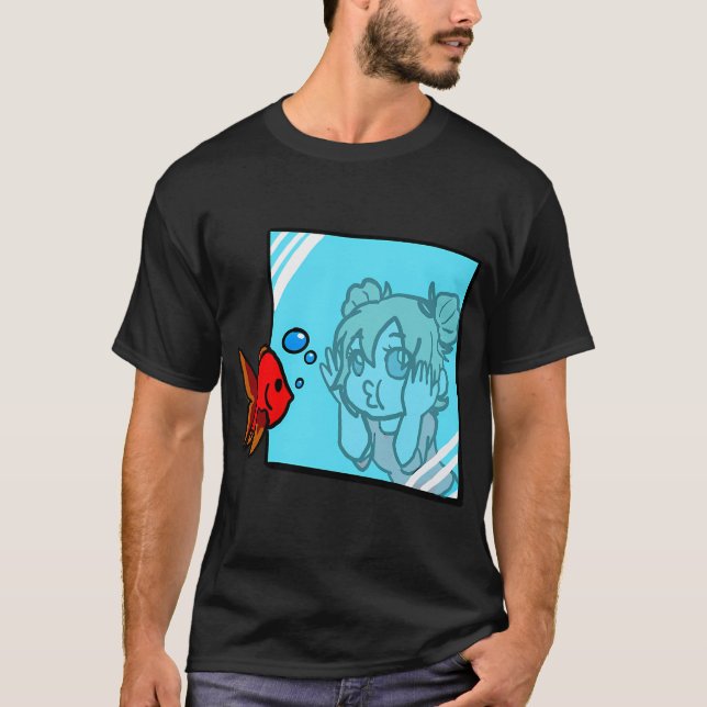 Camiseta A través del cristal (Anverso)