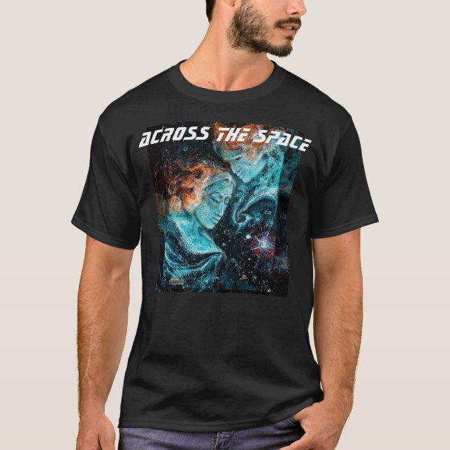 Camiseta A través del espacio (Anverso)