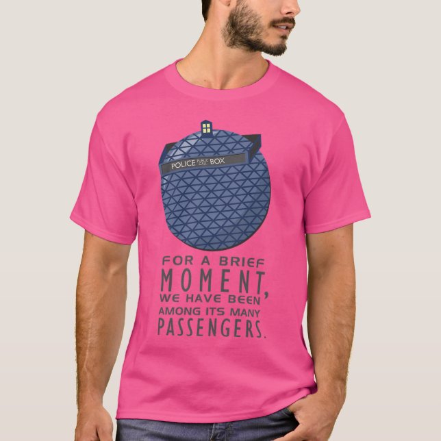 Camiseta A través del tiempo y el espacio (Anverso)