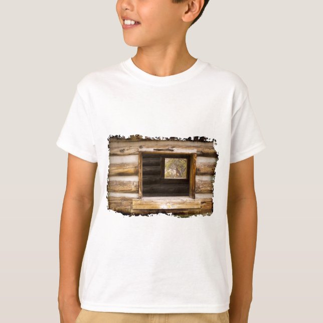 Camiseta A través y a través de la ventana de cabinas (Anverso)