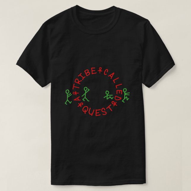 Camiseta A Tribe Called Quest Official Circle Logo Black  (Diseño del anverso)
