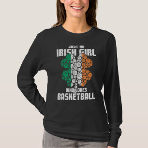 Camiseta A un Chica irlandés le encanta el baloncesto St Pa