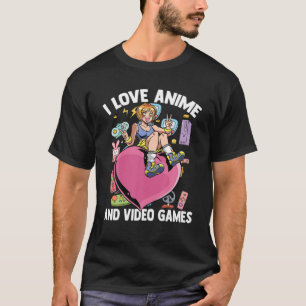 Camiseta A un Chica le encanta dibujar el Manga Kawaii Amin