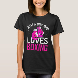 Camiseta A un Chica le encanta el boxeo Guantes de Esparrin