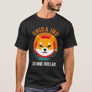 Camiseta A Un Dólar, La Moneda Shiba Inu Shib Hombres Cript