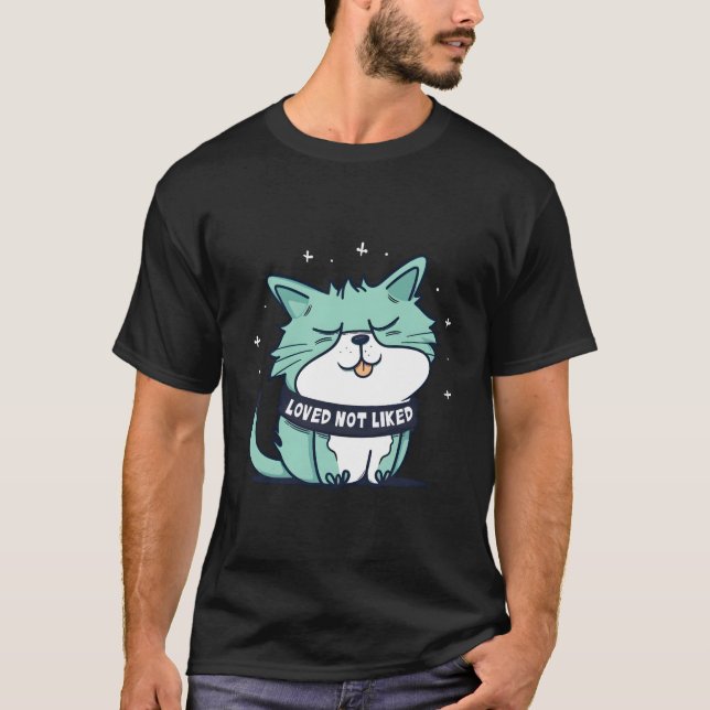 Camiseta A Un Gato Le Gustaba, No Le Gustaba El Gato Papá Y (Anverso)