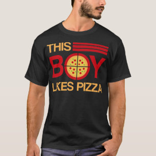 Camiseta A Un Niño Le Gusta La Pizza Funny Pizza Hobby Chef