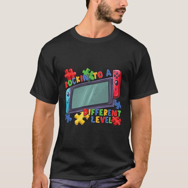 Camiseta A Un Nivel Diferente Gamer De Videojuegos 2024 Aut (Anverso)