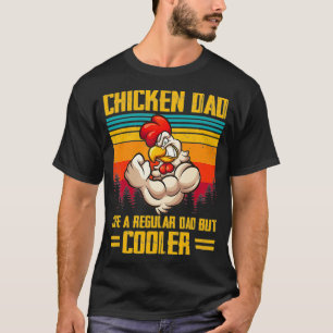 Camiseta A Un Padre Pollo Le Gusta La Agricultura De Un Pad