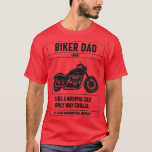 Camiseta A Un Papá Biker Le Gusta La Motocicleta Normal De 