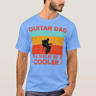 Camiseta A Un Papá Guitarra Le Gusta Un Papá Regular Pero M