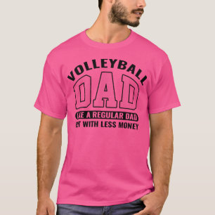 Camiseta A Un Papá Voleibol Le Gusta Un Papá Corriente Pero