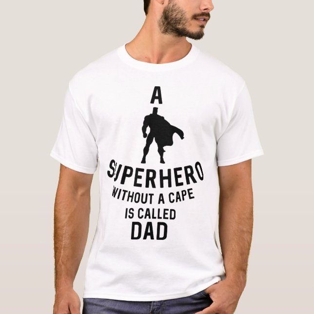 Camiseta A un superhéroe sin Cabo se le llama papá // (Anverso)