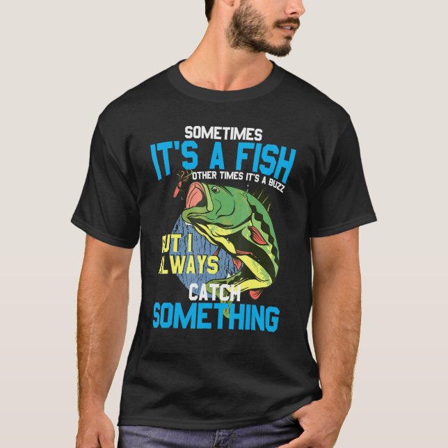 Camiseta A Veces Es Un Pescado Otras Veces Es Un Buzz-Pesca (Anverso)