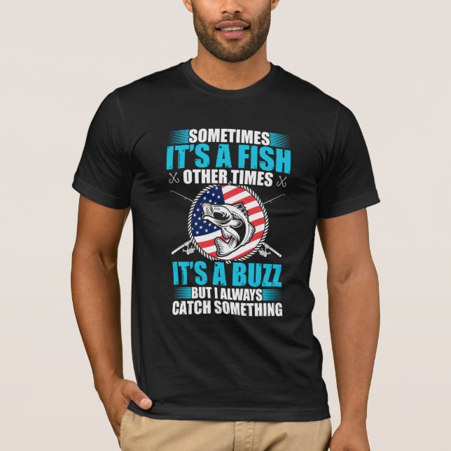 Camiseta A veces es un pez otras veces es un zumbido (Anverso)