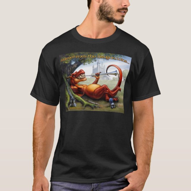 Camiseta A veces gana el dragón (Anverso)