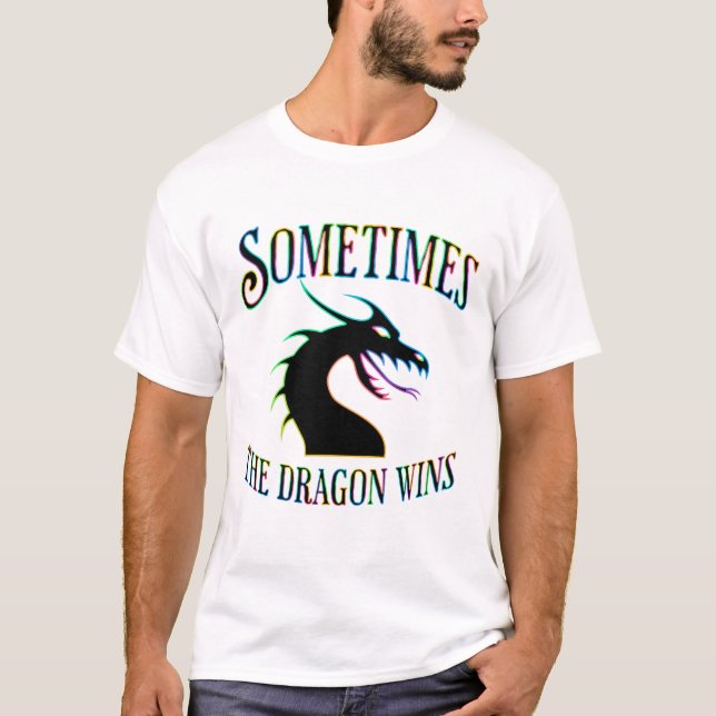 Camiseta A veces gana el dragón (Anverso)