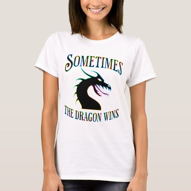 Camiseta A veces gana el dragón (Anverso)