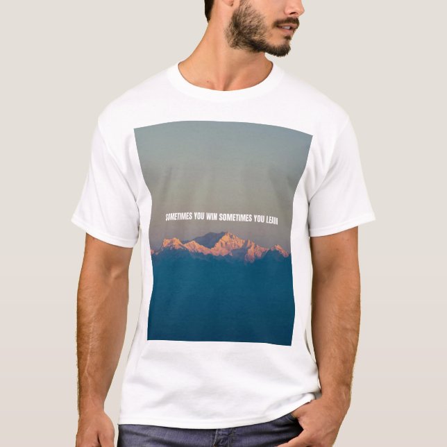 Camiseta A veces ganas, a veces pierdes (Anverso)