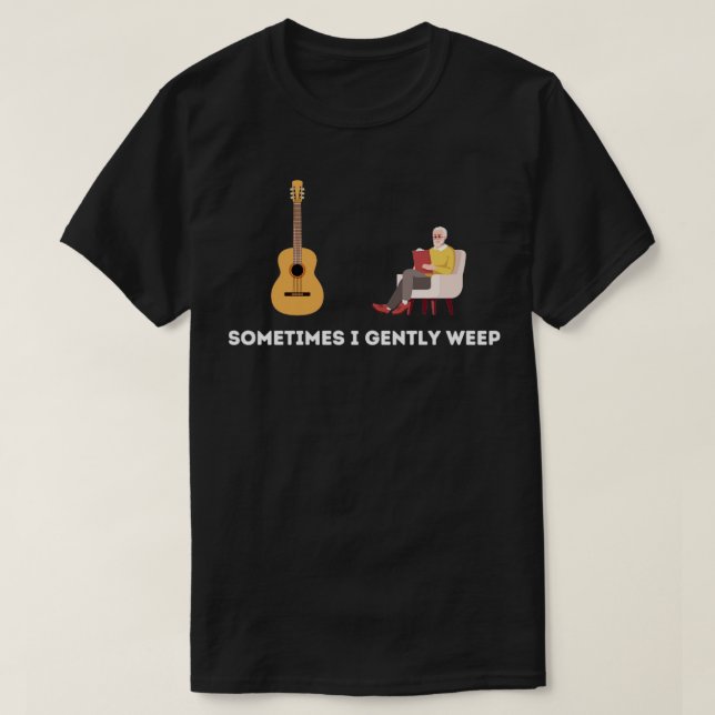 Camiseta A veces llora suavemente (Diseño del anverso)