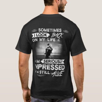 Camiseta A veces miro hacia atrás en mi vida