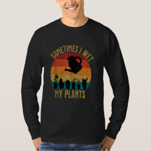 Camiseta A veces mojo mis plantas gracioso florista Tank To