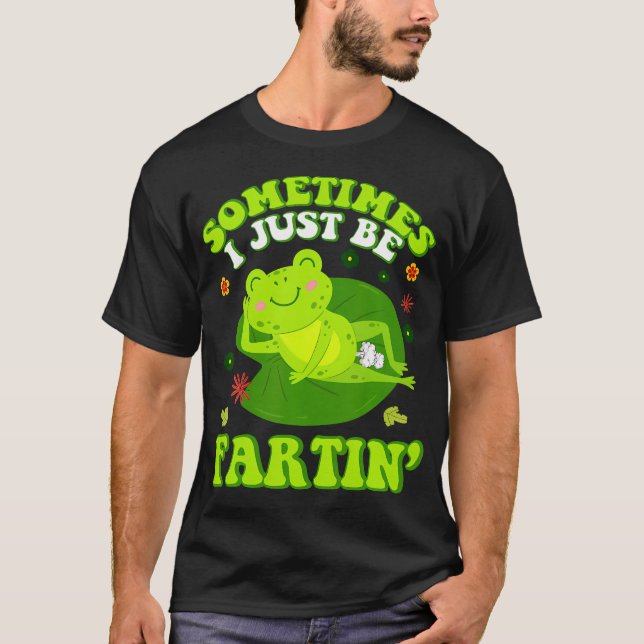 Camiseta A veces simplemente estoy haciendo reír con mis pe (Anverso)