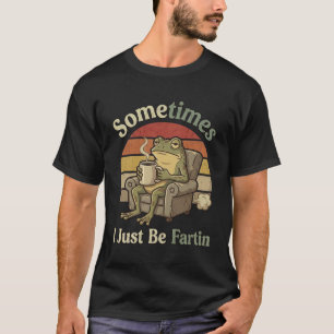 Camiseta A veces simplemente soy divertido meme de rana que