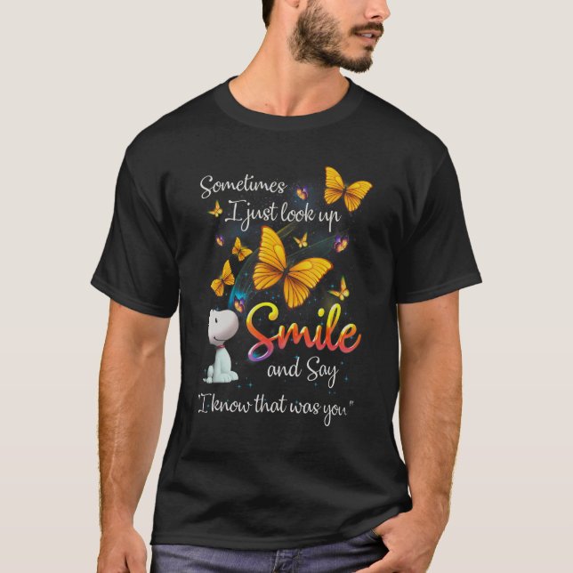 Camiseta A Veces Sólo Miro Sonrisa Y Digo Que Sé Que (Anverso)
