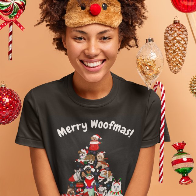 Camiseta A Very Merry Doggie Christmas T-Shirt (Subido por el creador)