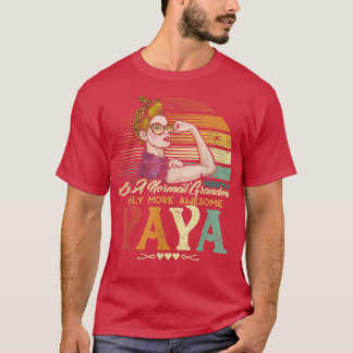 Camiseta A Yaya Le Gusta La Abuela Normal Sólo Más Mujeres 