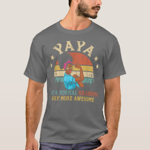 Camiseta A Yaya Le Gusta Una Abuela Normal Sólo Un África M