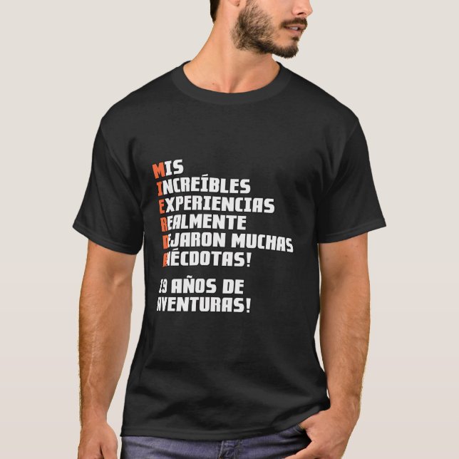 Camiseta Aã±Os De Aventuras (Anverso)