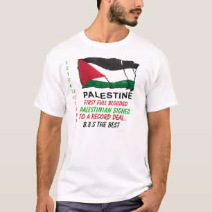Camiseta aaa, primer Blooded lleno, palestino firmado,…