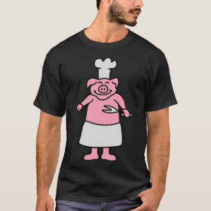 Camiseta Aaaa, niño de cumpleaños de Pig Chef