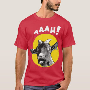 Camiseta Aaah Gritando Cabra Tee Animal