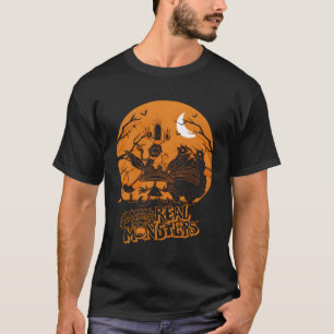 Camiseta Aaahh Real Monsters Halloween Spookeen Midnight Sc