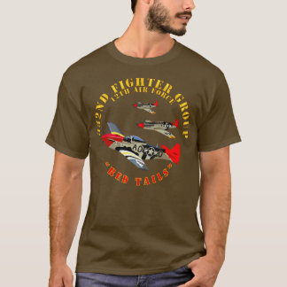 Camiseta AAC 332nd Fighter Group 12th AF Red Tails