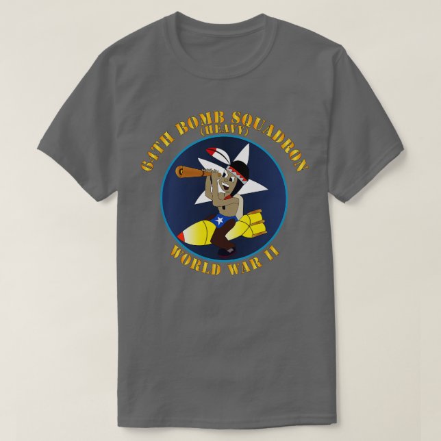Camiseta AAC 64º Escuadrón de Bombas WII X (Diseño del anverso)