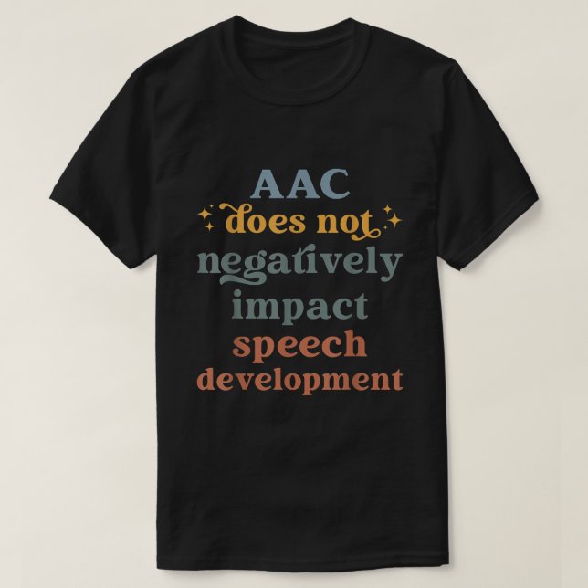 Camiseta Aac Slp Speech Therapy Aac Dispositivo De Comunica (Diseño del anverso)