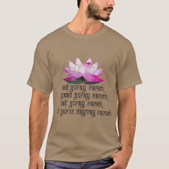 Camiseta Aad Guray Nameh Kundalini yoga (Anverso)