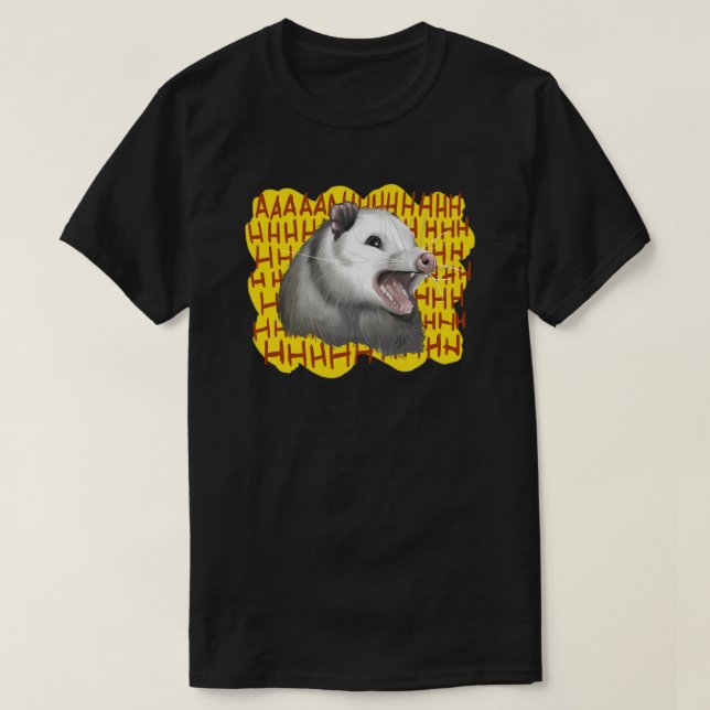 Camiseta AAHHHnimal - Opossum (Diseño del anverso)