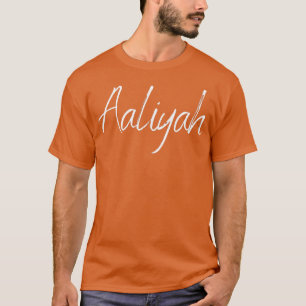 Camiseta Aaliyah Primer nombre Diseño