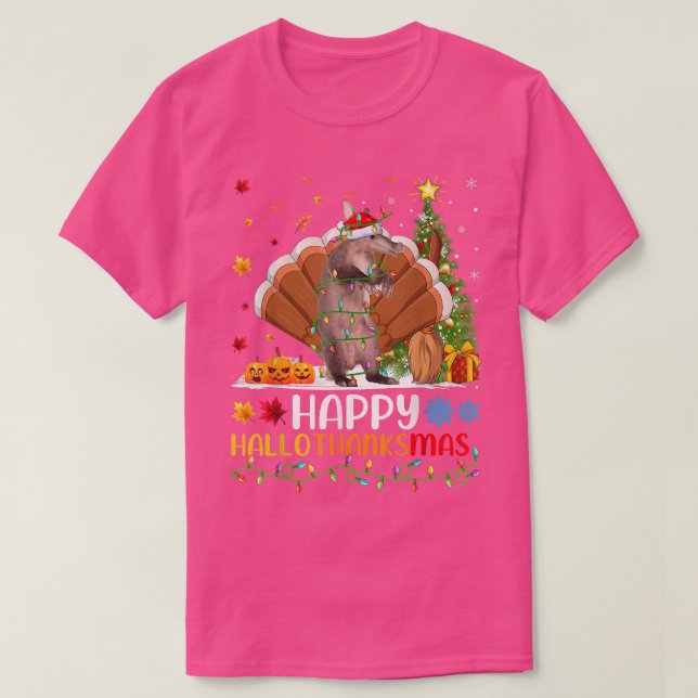 Camiseta Aardvark Animal Lover Funny Happy Aardvark HelloTh (Diseño del anverso)