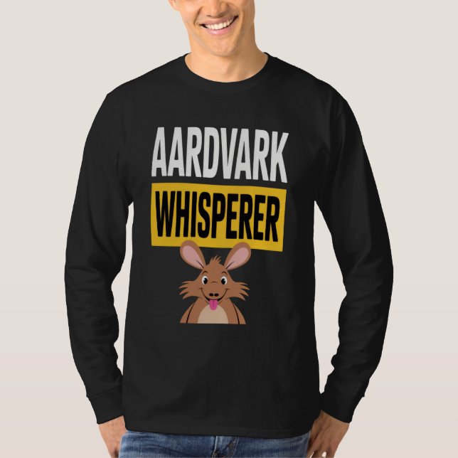 Camiseta Aardvark Whisperer for Animal Lovers in a Humorous (Anverso)